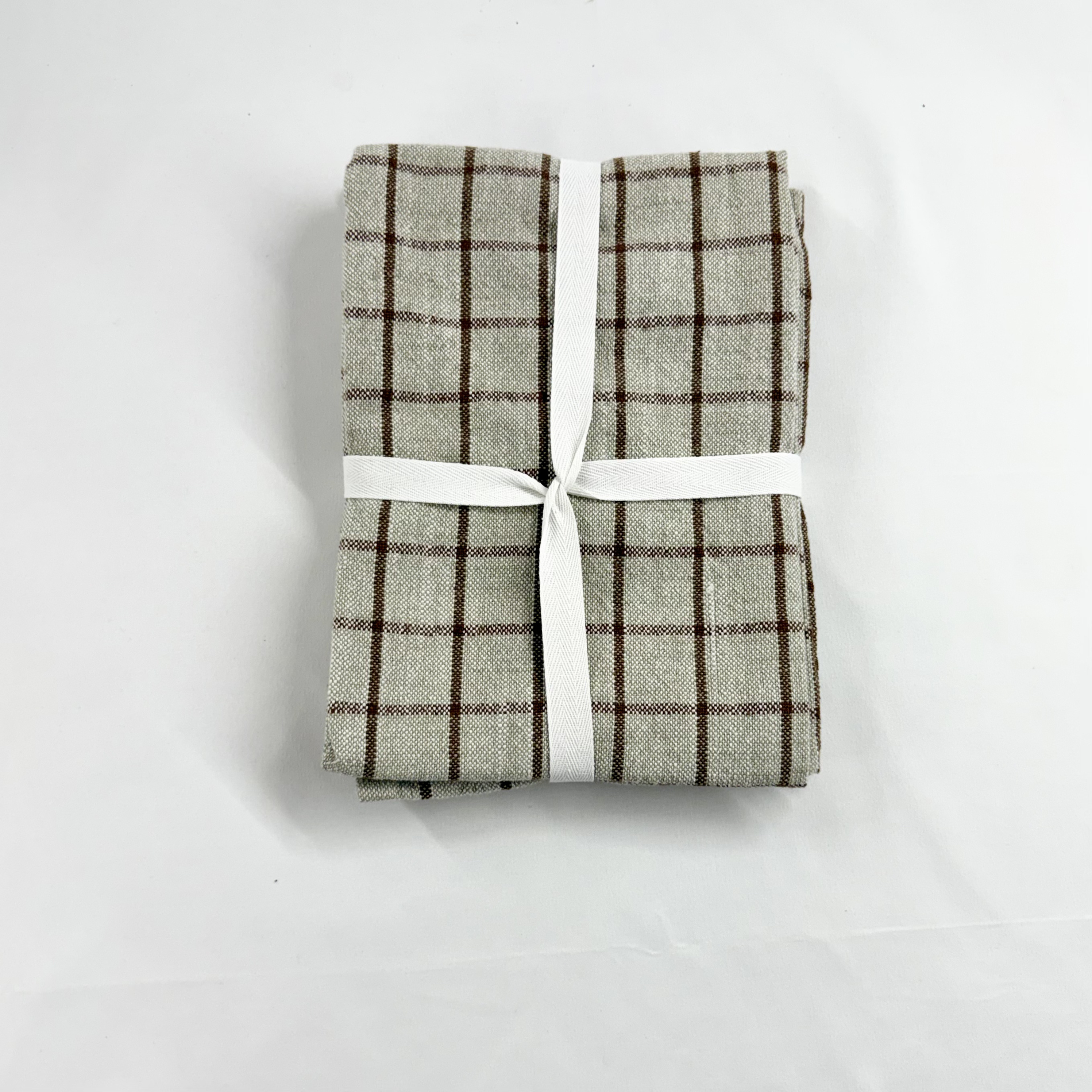 Cotton Check Kitchen Towels- Set of 2